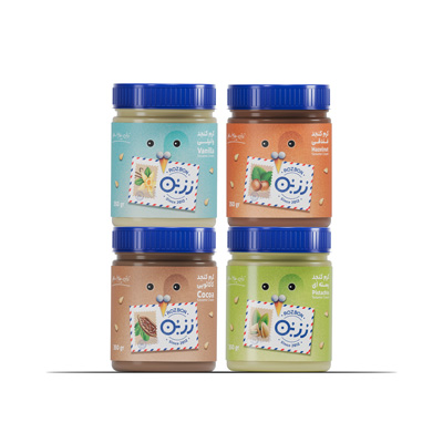 4 عدد کرم کنجد 400 گرمی